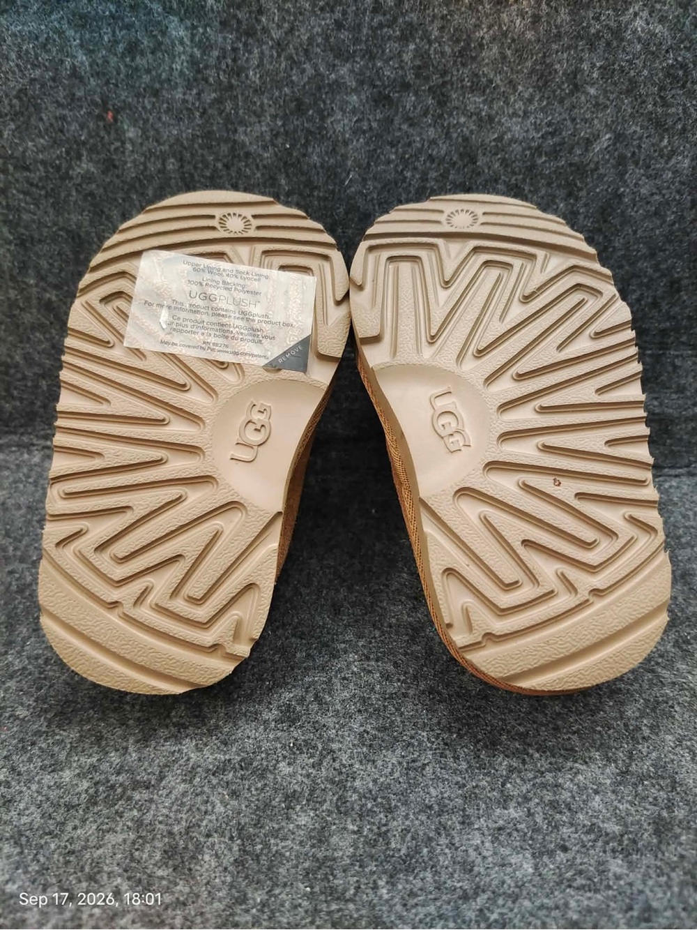 NWOB UGG Tasman II 1019066-T-Chestnut Toddler sz 6 - Picture 4 of 5